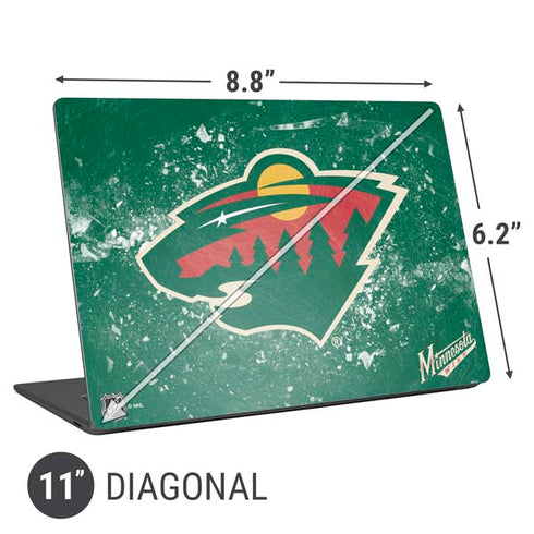 NHL Minnesota Wild Frozen Universal Laptop 11in (8.8 x 6.2in) Skin